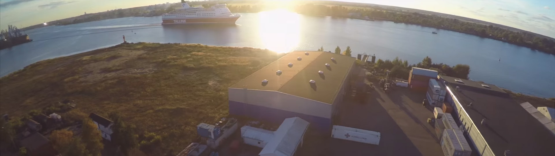 The terminal is located at the free zone of the Freeport of Riga